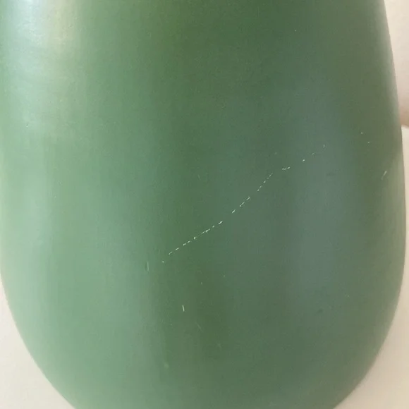 Jose Sosa Vintage 2003 Pottery Vase  Chulucanas PERU sea green serene earthy - Picture 7 of 15